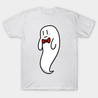 Red Bow Tie Ghost T-Shirt